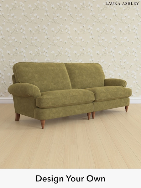 Alwyn Velvet/Olive Green Beaumaris By Laura Ashley (H40030) | £1,525