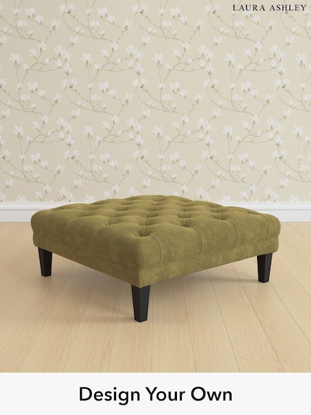 Alwyn Velvet/Olive Green Chatsworth Button Back By Laura Ashley (H40031) | £600