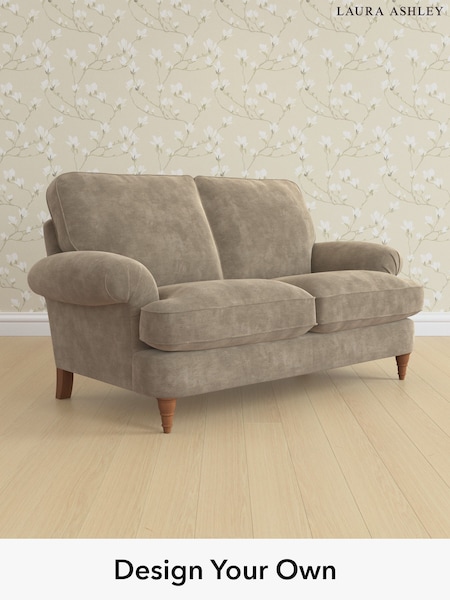 Alwyn Velvet/Truffle Natural Beaumaris By Laura Ashley (H40032) | £1,225