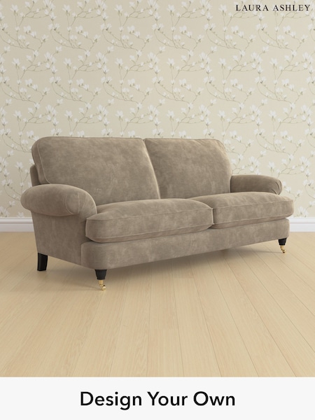Alwyn Velvet/Truffle Natural Beaumaris By Laura Ashley (H40032) | £1,425