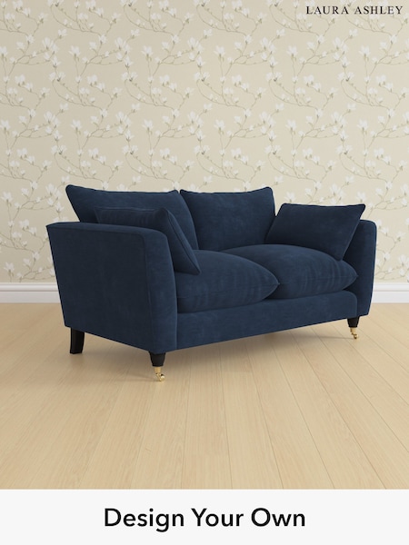 Alwyn Velvet/Midnight Navy Casterton By Laura Ashley (H40033) | £1,225