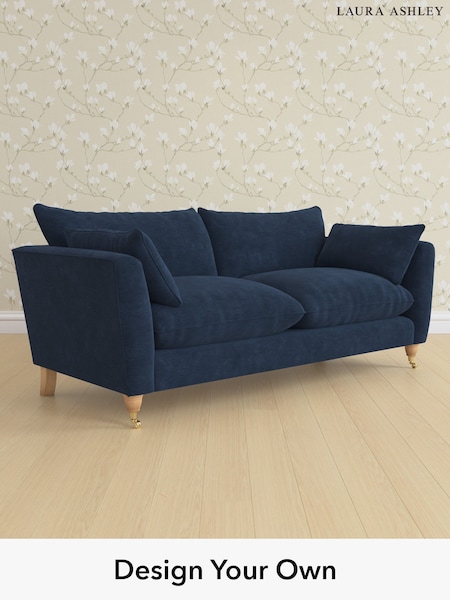 Alwyn Velvet/Midnight Navy Casterton By Laura Ashley (H40033) | £1,425