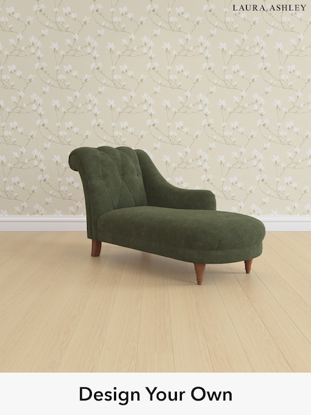 Alwyn Velvet/Ivy Green Gloucester Button Back By Laura Ashley (H40066) | £1,100
