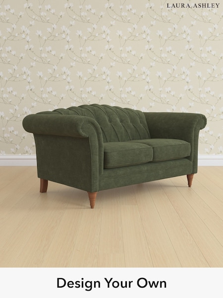 Alwyn Velvet/Ivy Green Gloucester Button Back By Laura Ashley (H40066) | £1,225