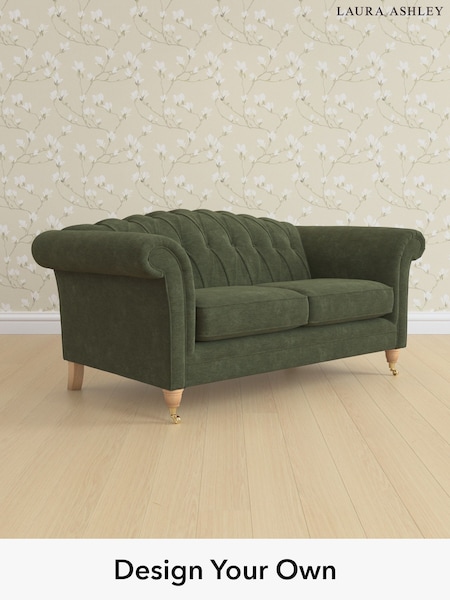 Alwyn Velvet/Ivy Green Gloucester Button Back By Laura Ashley (H40066) | £1,325
