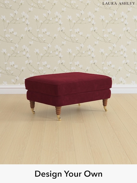 Alwyn Velvet/Burgundy Red Havering By Laura Ashley (H40076) | £525