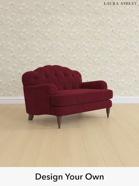 Alwyn Velvet/Burgundy Red Havering By Laura Ashley (H40076) | £1,175