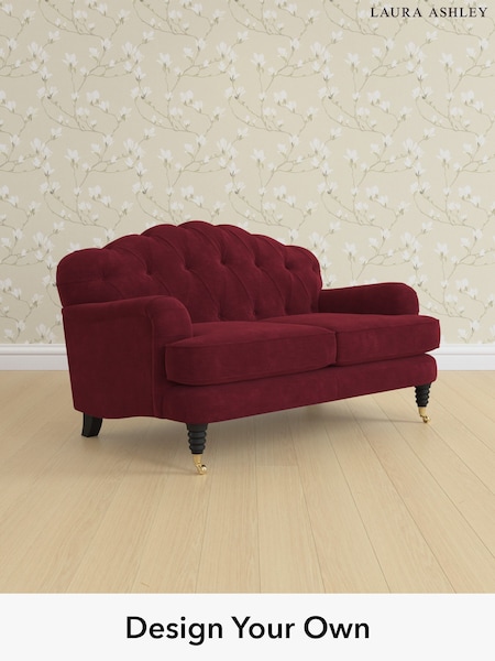 Alwyn Velvet/Burgundy Red Havering By Laura Ashley (H40076) | £1,375