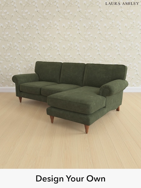Alwyn Velvet/Ivy Green Kingston By Laura Ashley (H40079) | £2,125