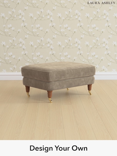 Alwyn Velvet/Truffle Natural Havering By Laura Ashley (H40081) | £525
