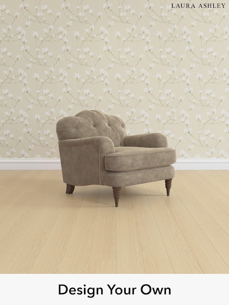 Alwyn Velvet/Truffle Natural Havering By Laura Ashley (H40081) | £1,000