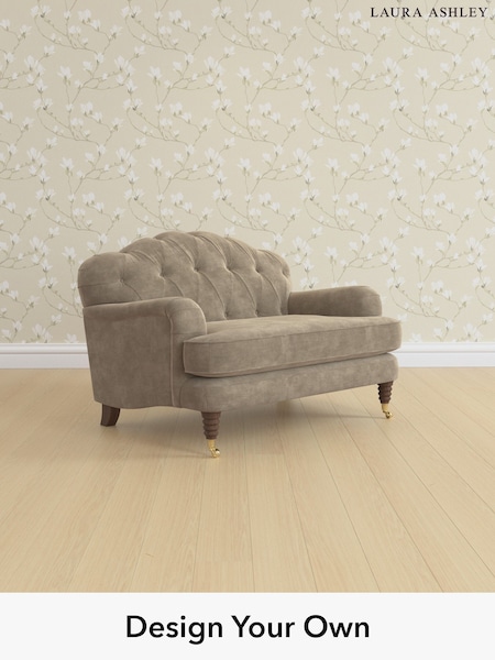 Alwyn Velvet/Truffle Natural Havering By Laura Ashley (H40081) | £1,175
