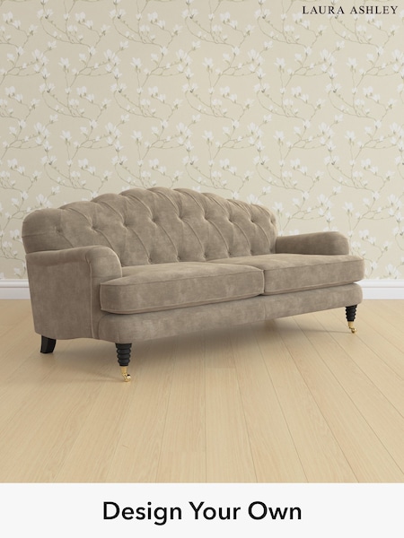 Alwyn Velvet/Truffle Natural Havering By Laura Ashley (H40081) | £1,475