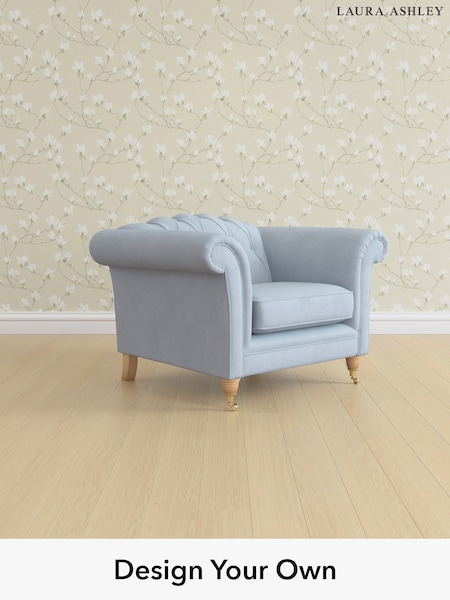 Ailsworth/Newport Blue Gloucester Button Back By Laura Ashley (H40083) | £950