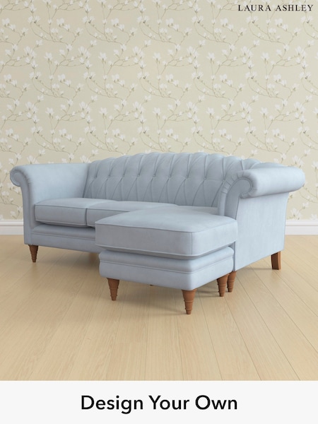 Ailsworth/Newport Blue Gloucester Button Back By Laura Ashley (H40083) | £1,900