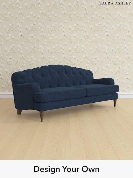 Alwyn Velvet/Midnight Navy Havering By Laura Ashley (H40084) | £1,575