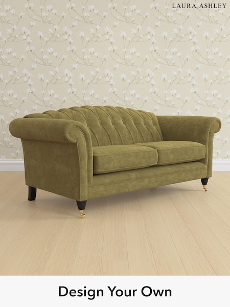 Alwyn Velvet/Olive Green Gloucester Button Back By Laura Ashley (H40089) | £1,425