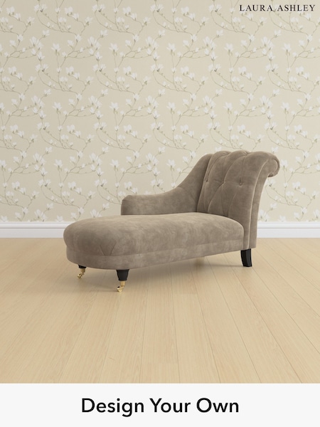 Alwyn Velvet/Truffle Natural Gloucester Button Back By Laura Ashley (H40090) | £1,100