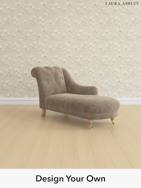 Alwyn Velvet/Truffle Natural Gloucester Button Back By Laura Ashley (H40090) | £1,100