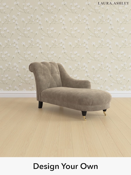 Alwyn Velvet/Truffle Natural Gloucester Button Back By Laura Ashley (H40090) | £1,100