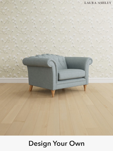Anneliese/Seaspray Blue Gloucester Button Back By Laura Ashley (H40094) | £1,100