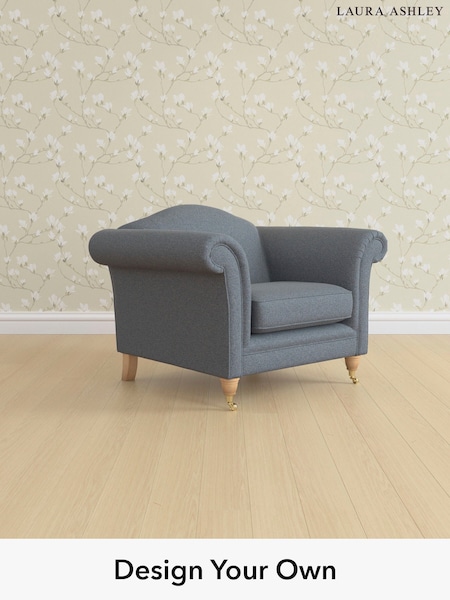Anneliese/Midnight Navy Gloucester By Laura Ashley (H40099) | £900