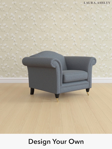 Anneliese/Midnight Navy Gloucester By Laura Ashley (H40099) | £900