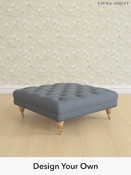 Anneliese/Midnight Navy Gloucester Button Back By Laura Ashley (H40100) | £650
