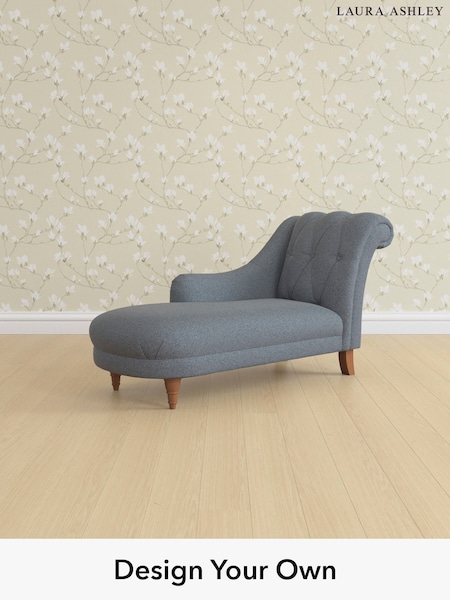 Anneliese/Midnight Navy Gloucester Button Back By Laura Ashley (H40100) | £1,150