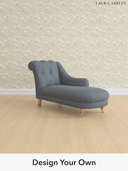 Anneliese/Midnight Navy Gloucester Button Back By Laura Ashley (H40100) | £1,150