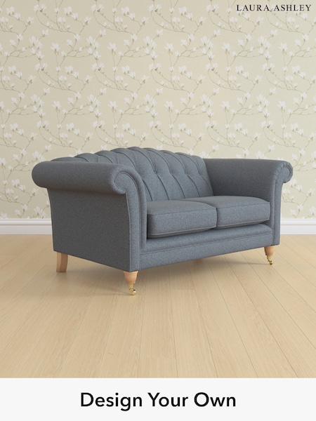 Anneliese/Midnight Navy Gloucester Button Back By Laura Ashley (H40100) | £1,300