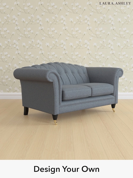 Anneliese/Midnight Navy Gloucester Button Back By Laura Ashley (H40100) | £1,300