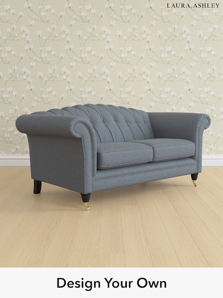 Anneliese/Midnight Navy Gloucester Button Back By Laura Ashley (H40100) | £1,400