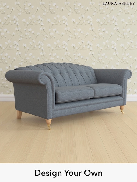 Anneliese/Midnight Navy Gloucester Button Back By Laura Ashley (H40100) | £1,500