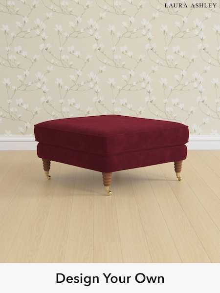 Alwyn Velvet/Burgundy Red Lynden By Laura Ashley (H40115) | £625