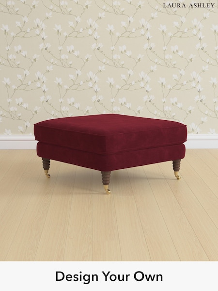 Alwyn Velvet/Burgundy Red Lynden By Laura Ashley (H40115) | £625