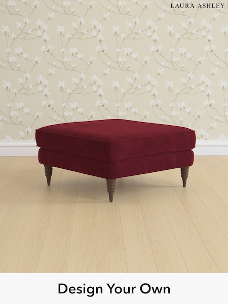 Alwyn Velvet/Burgundy Red Lynden By Laura Ashley (H40115) | £625