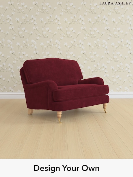 Alwyn Velvet/Burgundy Red Lynden By Laura Ashley (H40115) | £975