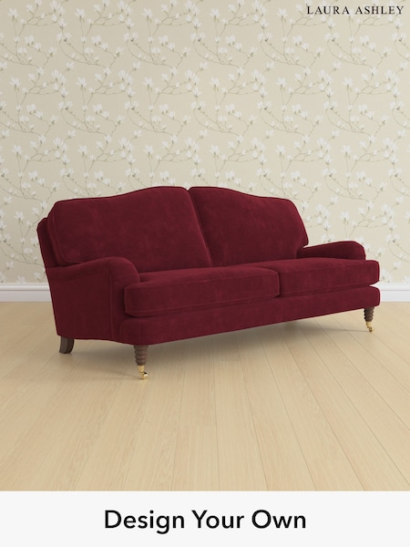 Alwyn Velvet/Burgundy Red Lynden By Laura Ashley (H40115) | £1,375