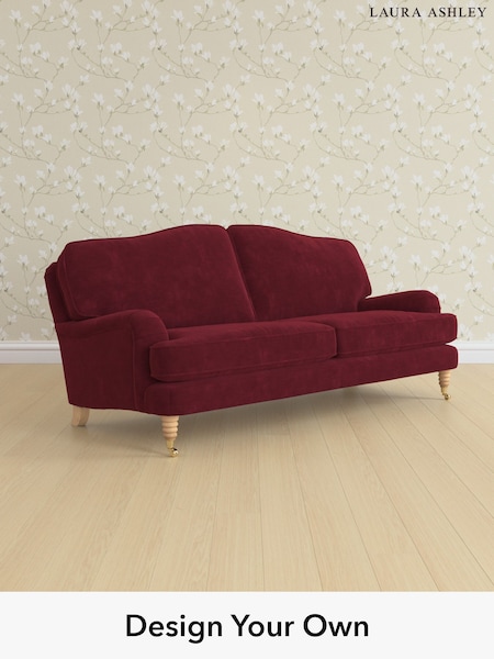 Alwyn Velvet/Burgundy Red Lynden By Laura Ashley (H40115) | £1,375