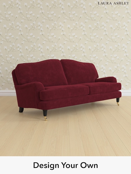 Alwyn Velvet/Burgundy Red Lynden By Laura Ashley (H40115) | £1,375