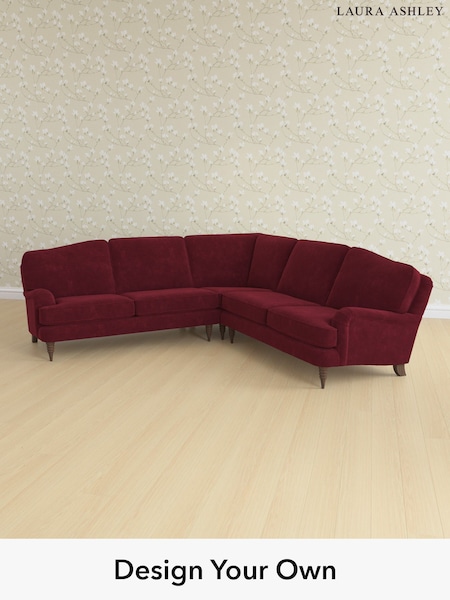 Alwyn Velvet/Burgundy Red Lynden By Laura Ashley (H40115) | £2,750