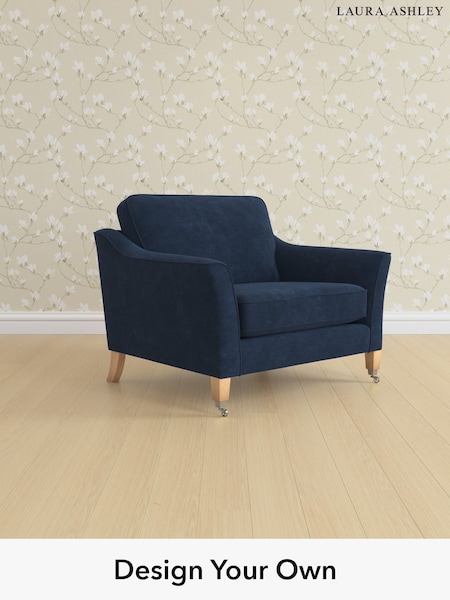 Alwyn Velvet/Midnight Navy Marford By Laura Ashley (H40116) | £850