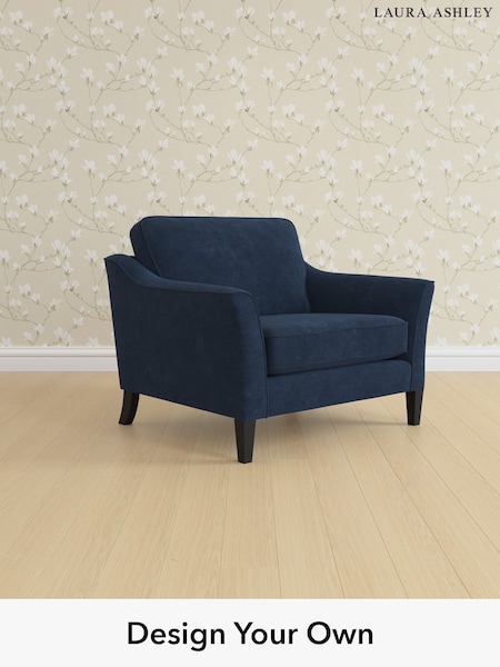 Alwyn Velvet/Midnight Navy Marford By Laura Ashley (H40116) | £850