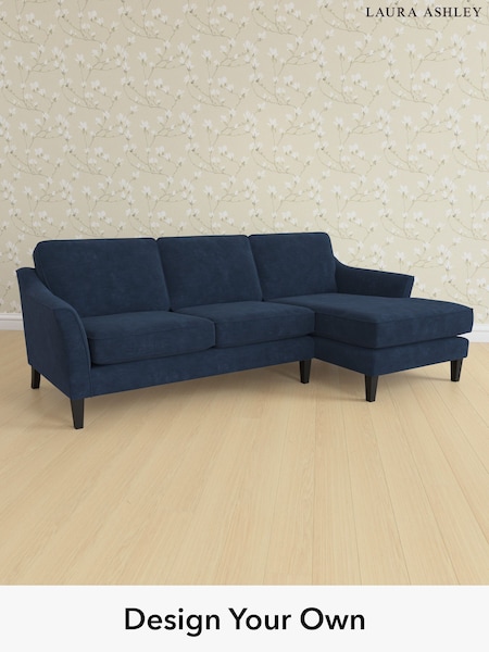 Alwyn Velvet/Midnight Navy Marford By Laura Ashley (H40116) | £2,050