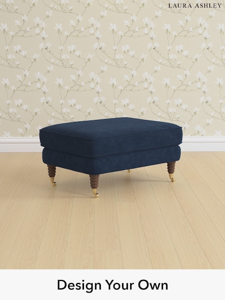 Alwyn Velvet/Midnight Navy Lynden Scatter Back By Laura Ashley (H40117) | £525