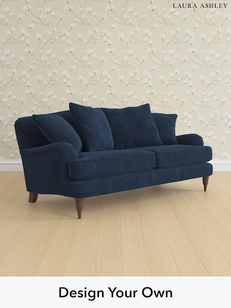 Alwyn Velvet/Midnight Navy Lynden Scatter Back By Laura Ashley (H40117) | £1,375