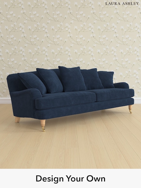 Alwyn Velvet/Midnight Navy Lynden Scatter Back By Laura Ashley (H40117) | £1,575