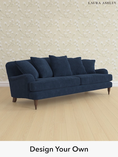 Alwyn Velvet/Midnight Navy Lynden Scatter Back By Laura Ashley (H40117) | £1,575