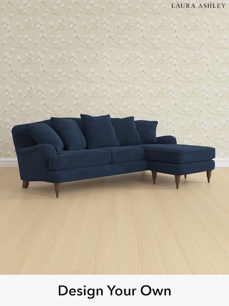 Alwyn Velvet/Midnight Navy Lynden Scatter Back By Laura Ashley (H40117) | £2,425